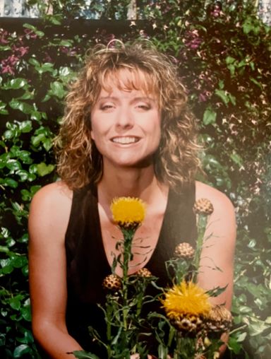 Among the flowers